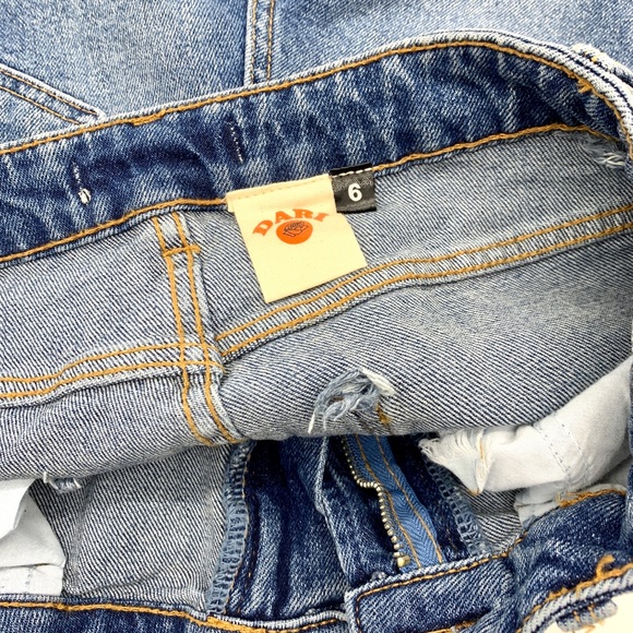 High Waist Jeans Shorts - Picture 4 of 11